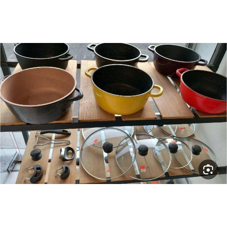 باز سازی ظروف تفلون و چدن قیمت سانتی داخل گرانیت