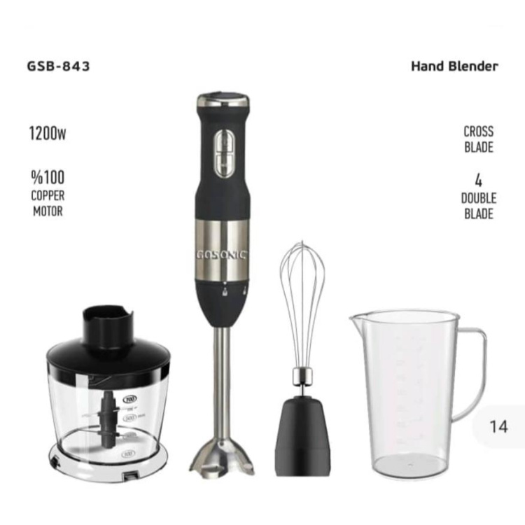 گوشت کوب برقی گوسونیک مدل 843
