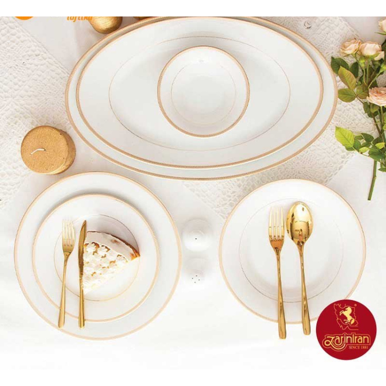 سرویس چینی زرین  35 پارچه  سپینود درچه عالی