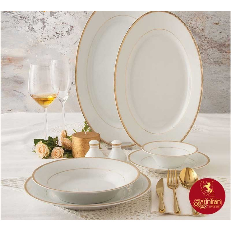 سرویس چینی زرین  35 پارچه  سپینود درچه عالی
