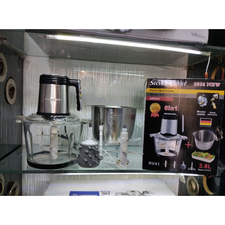 خردکن برقی سیلور کرست مدل SL9297 توان 3000 وات ظرفیت 3.8 لیتر