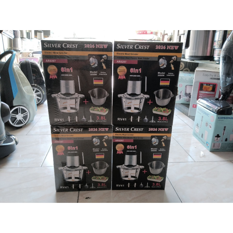 خردکن برقی سیلور کرست مدل SL9297 توان 3000 وات ظرفیت 3.8 لیتر