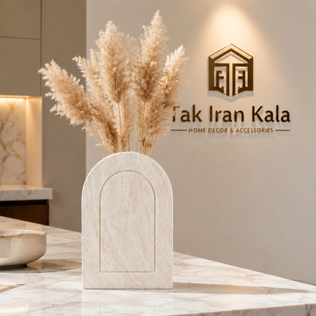 گلدان سنگی مدل کتابی