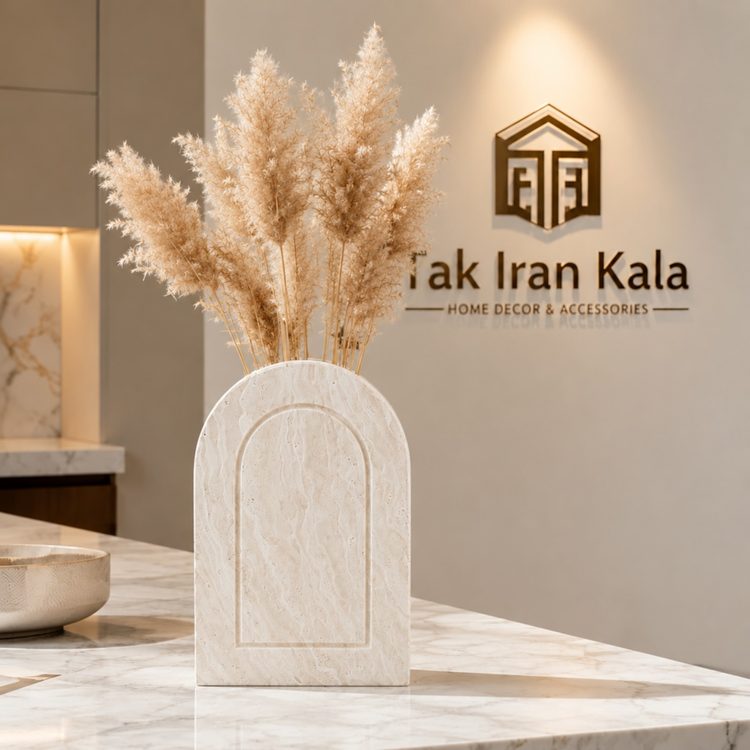 گلدان سنگی مدل کتابی