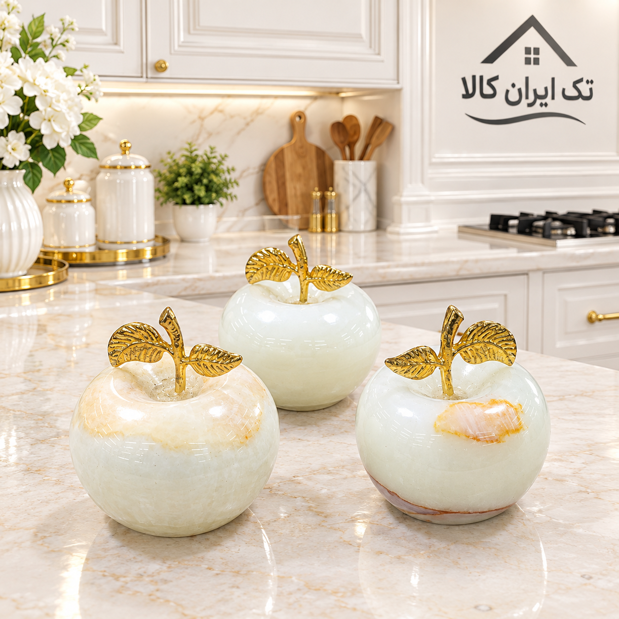 سیب دکوراتیو سنگ مرمر 