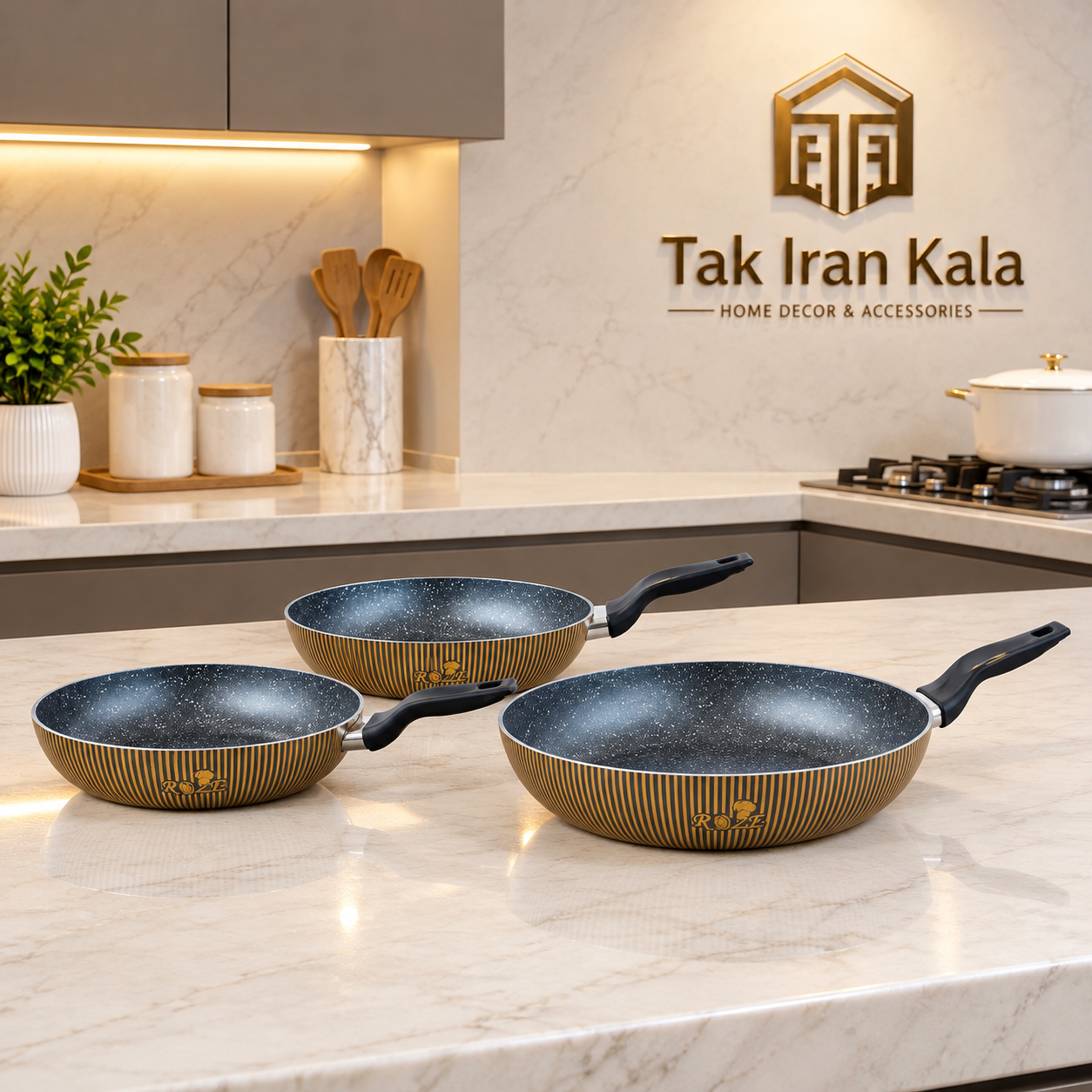 3 تابه رز کالا داخل گرانیت درج 1 